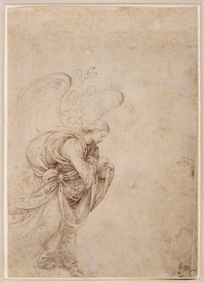 Etude pour l'Annonciation : ange Fra Bartolomeo