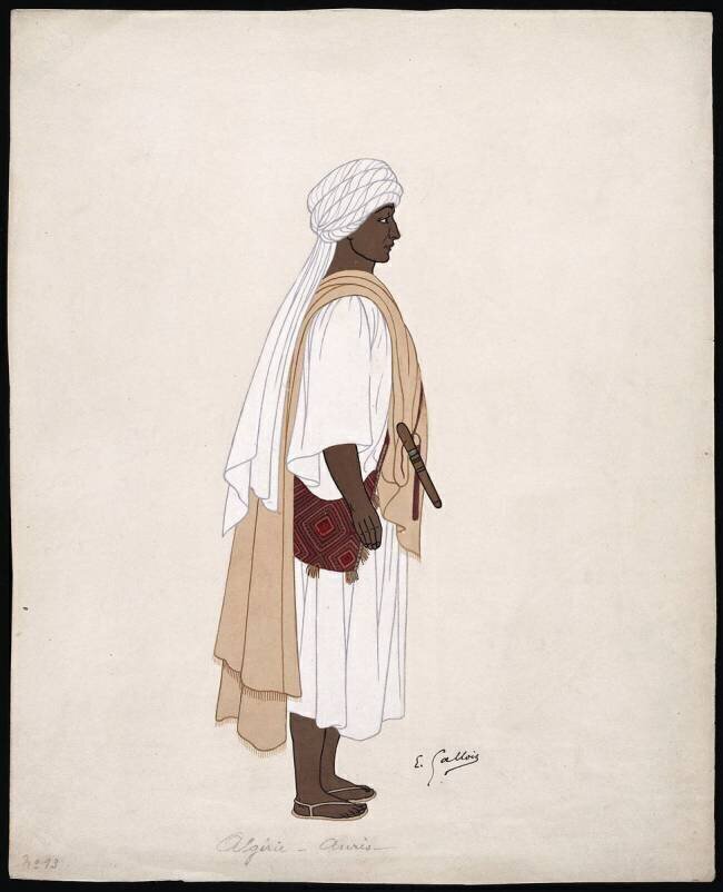 Homme des Aurès d'Algérie Emile Gallois