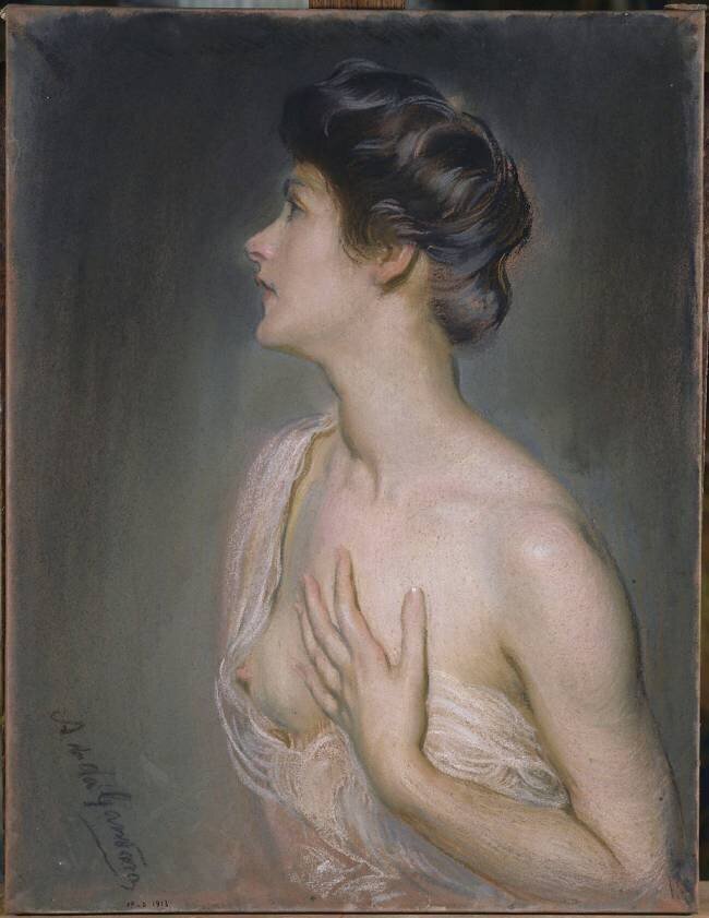 La femme au voile Antonio de La Gandara