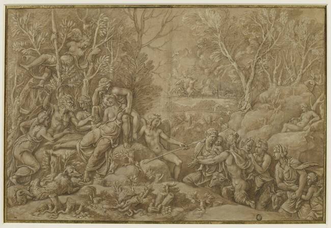 La Mort de Procris Giulio Romano (d'après)