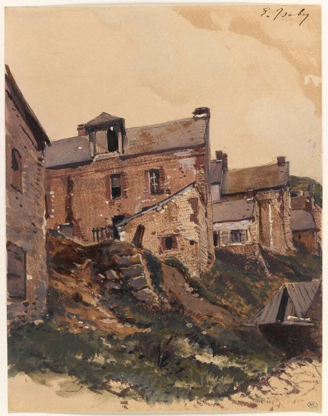 Maisons à Iport Eugène Isabey