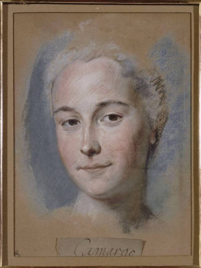 Marie-Anne de Cupis, dite Mademoiselle Camargo (1710-1770) Quentin de La Tour