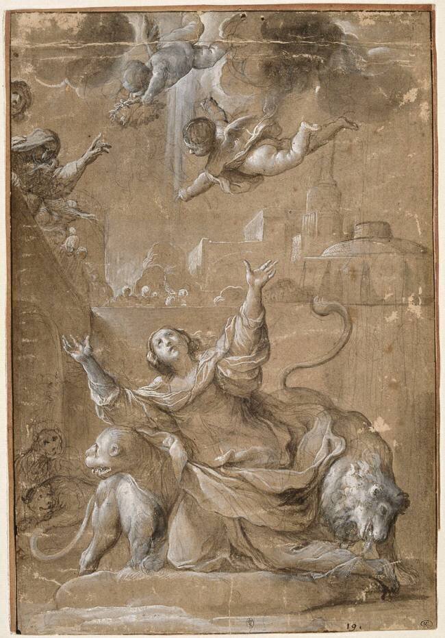 Martyre de sainte Thècle Alessandro Tiarini