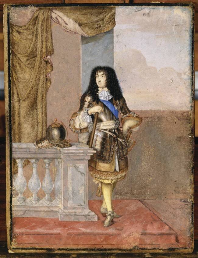 Philippe de France, duc d'Orléans, frère de Louis XIV en cuirasse (1640-1701) Joseph Werner the Younger