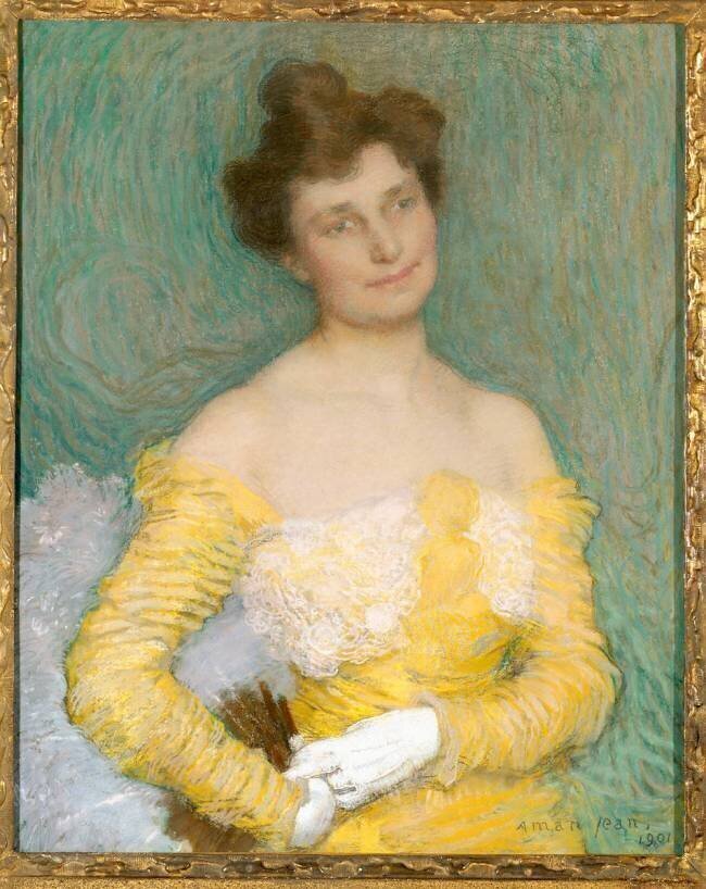 Portrait de Jeanne Prinet Edmond Aman-Jean