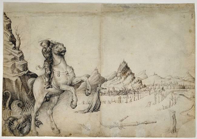Saint Georges combat le dragon Jacopo Bellini
