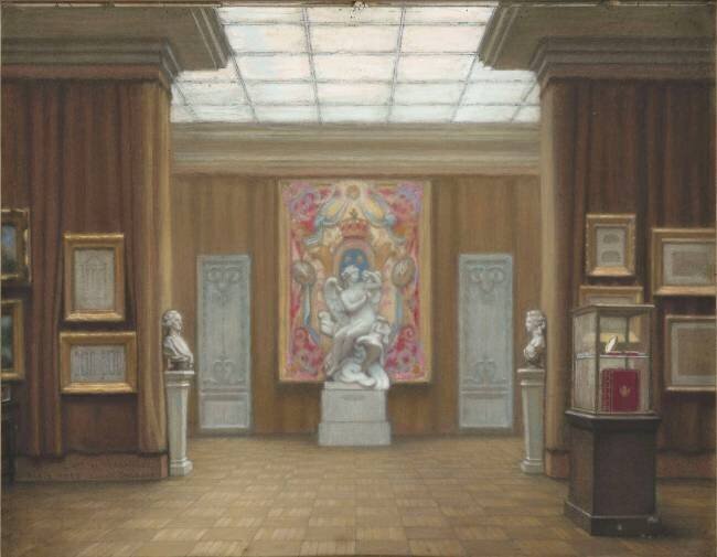 Salle d'exposition de l'Orangerie Léopold Delbeke