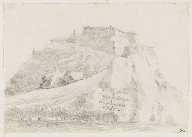 Vue de la forteresse de Tortone Jean Thomas Thibault