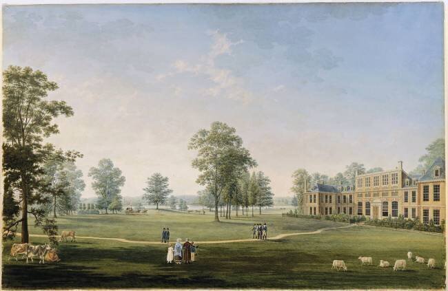Vue du château de Gosfield Antoine Ignace Melling