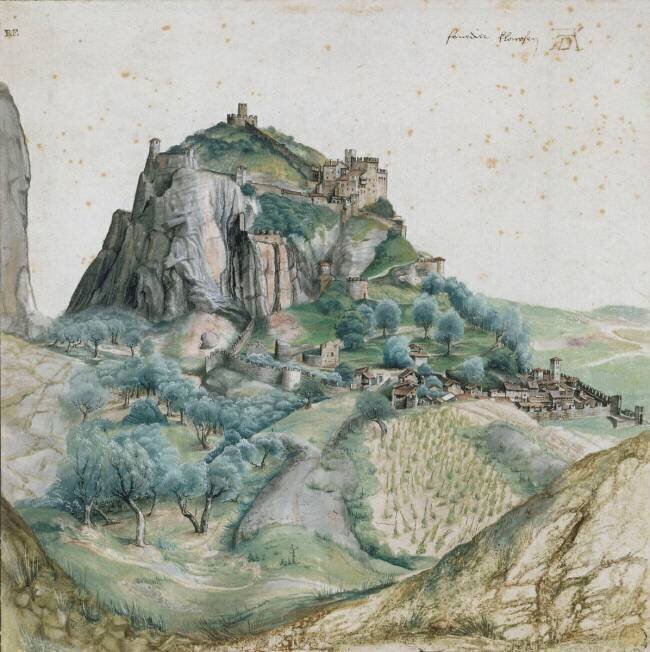 Vue du val d'Arco dans le Tyrol méridional Albrecht Dürer