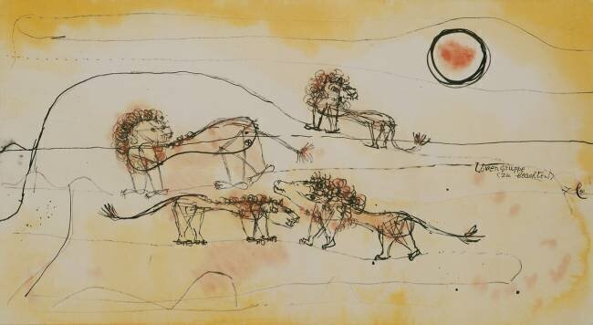A Pride of Lions Paul Klee