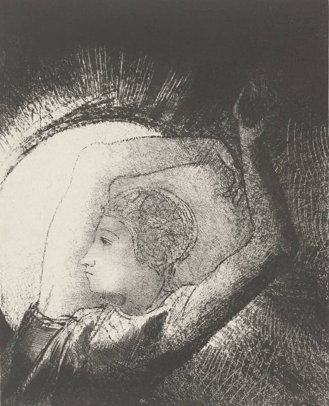 A Woman clothed by the Sun Odilon Redon