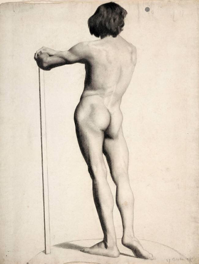 Académie d'homme Georges Seurat
