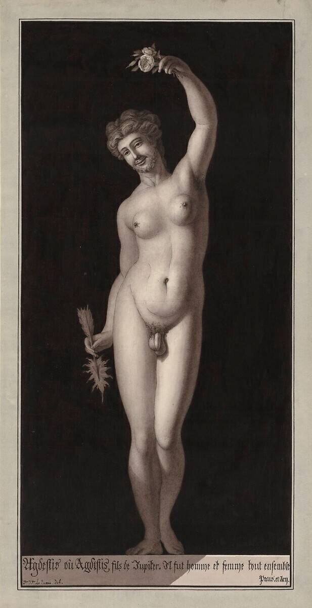 Agdestis or Agdistis Jean-Jacques Lequeu