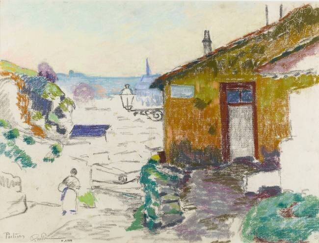 An alley in Poitiers Armand Guillaumin