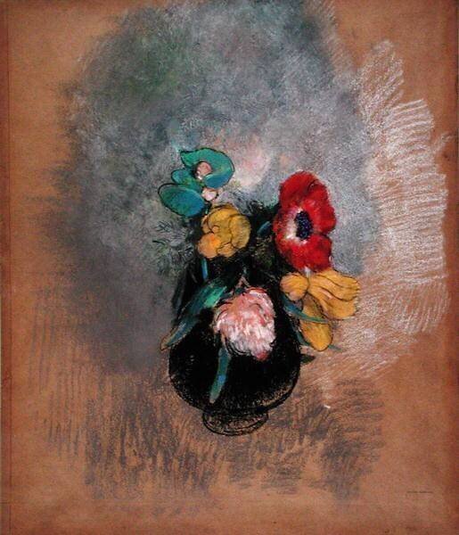 Anemones and Tulipes Odilon Redon