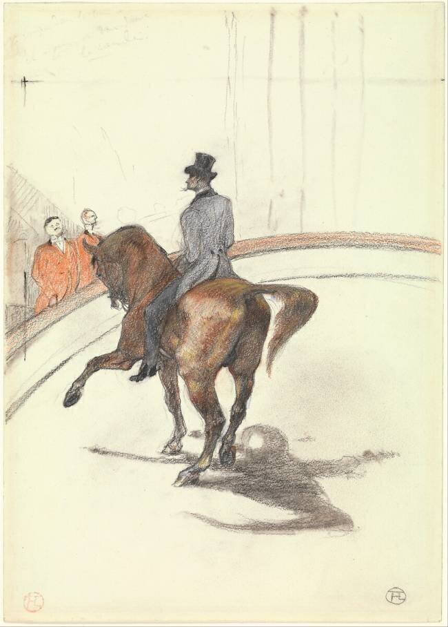 At the Circus: The Spanish Walk Henri de Toulouse-Lautrec