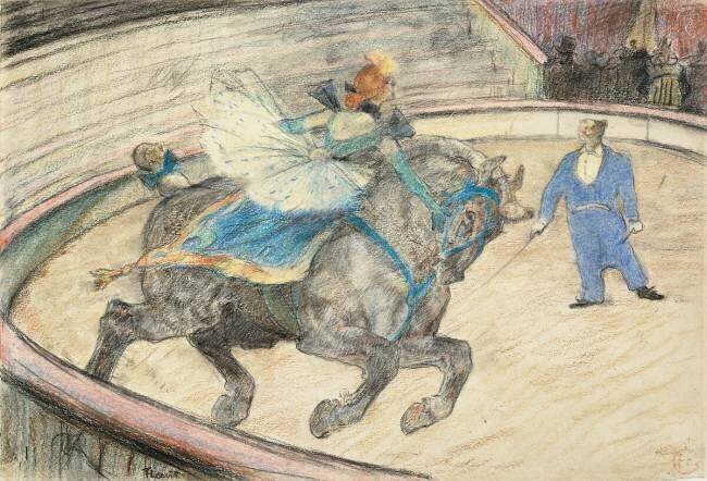 At the Circus: Work in the Ring Henri de Toulouse-Lautrec