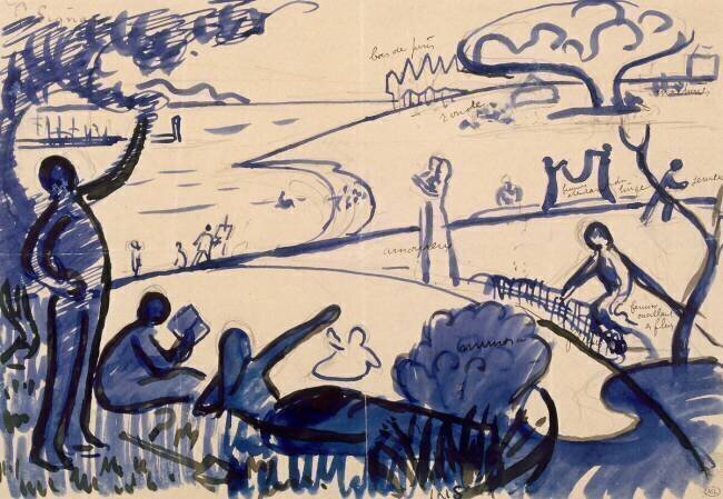Au Temps d'Harmonie Paul Signac
