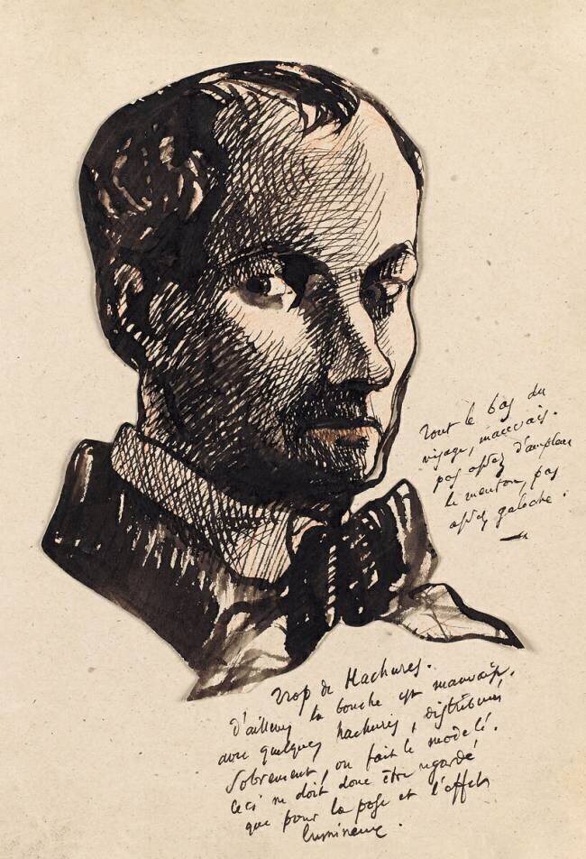 Autoportrait Charles Baudelaire