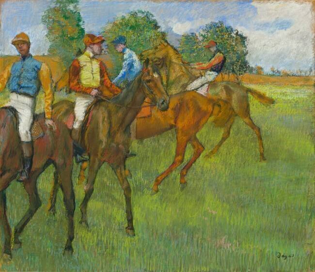 Before the Race Edgar Degas