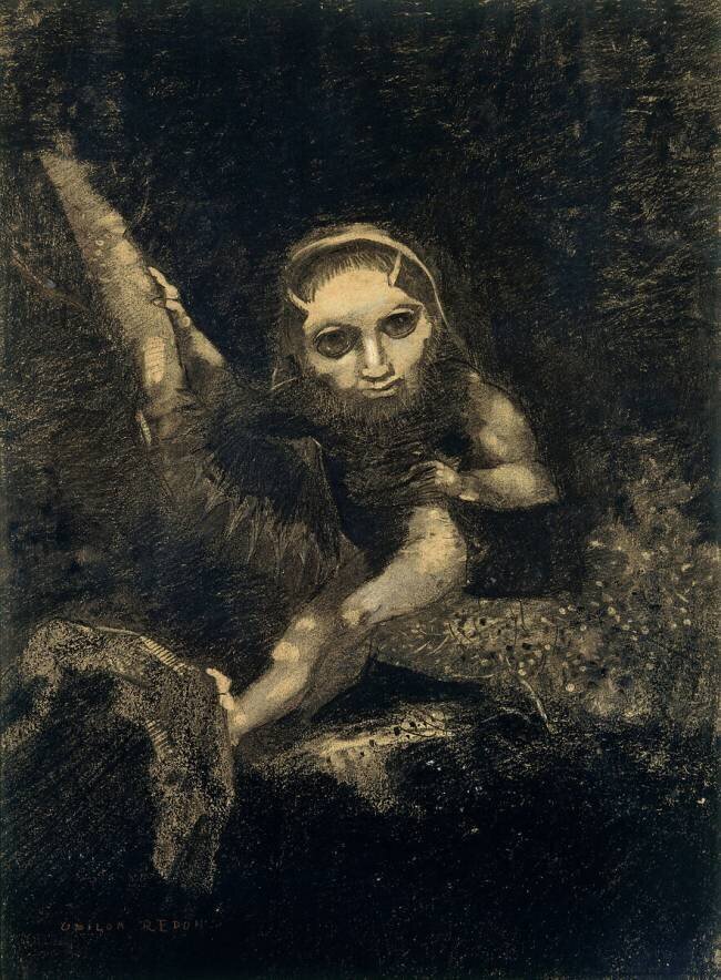 Caliban, petit monstre ou gnome Odilon Redon