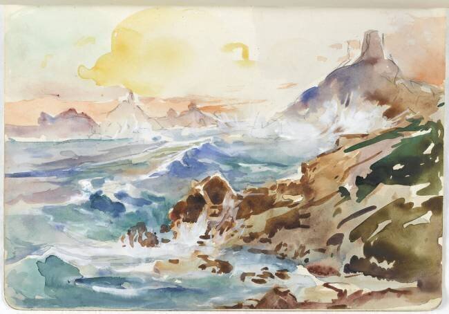 Carnet B. Ajaccio, presque île de la Panata et les îles Sanguinaires Jean Canavaggio