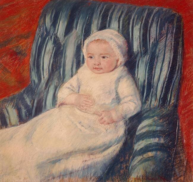 Child on a Sofa : Miss Lucie Berard Mary Cassatt