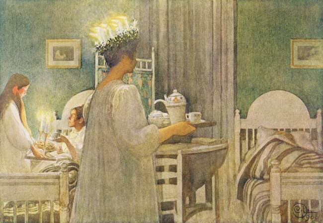 Christmas Morning Carl Larsson