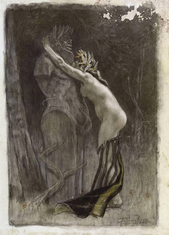 Curieuse (Péladan) Félicien Rops