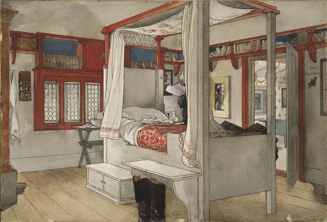 Daddy's Room Carl Larsson