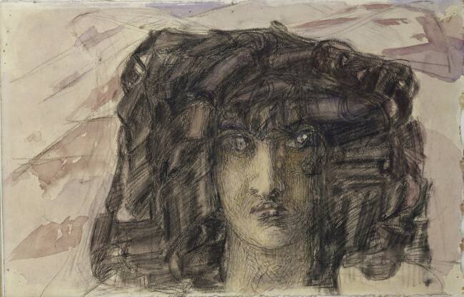 Demon's head Mikhail Aleksandrovich Vrubel