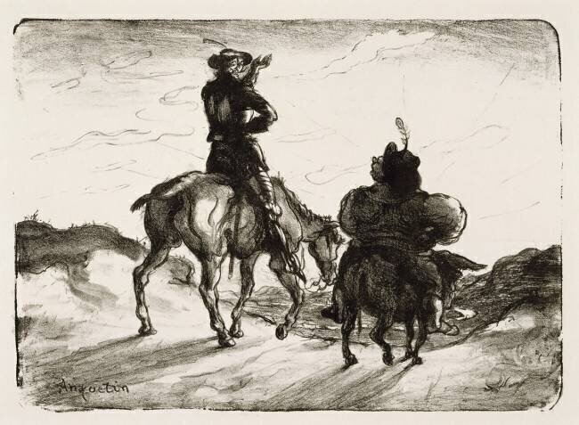 Don Quixote and Sancho Panza Louis Anquetin