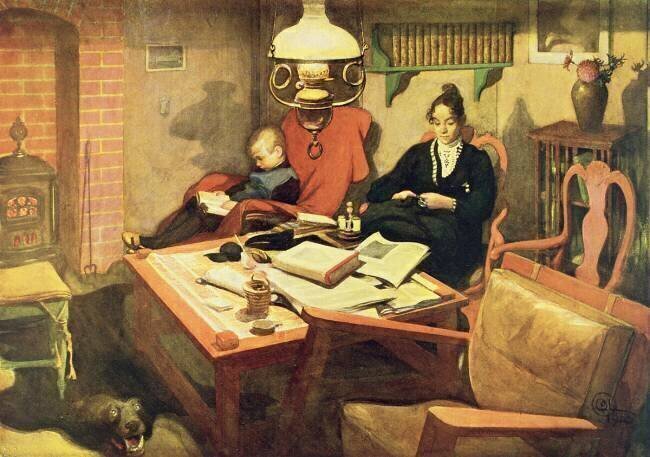 Evening Light Carl Larsson