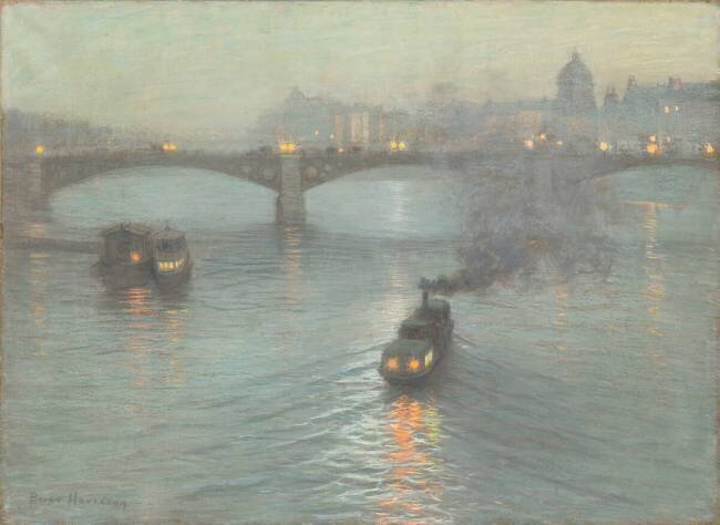 Evening on the Seine Lovell Birge Harrison
