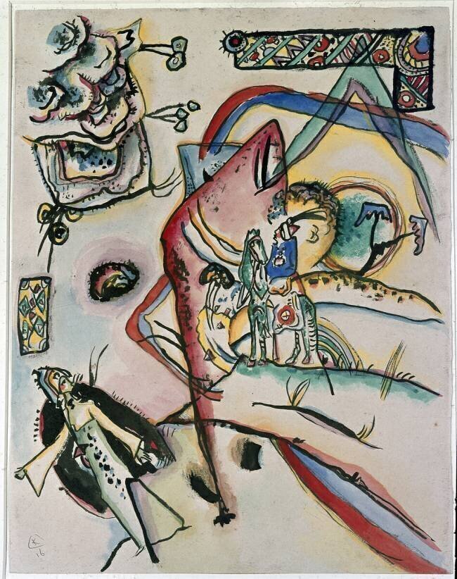 Expressionism: The Horseman Wassily Kandinsky