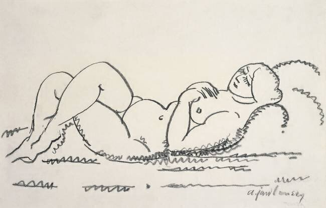 Female Nude Alexej von Jawlensky