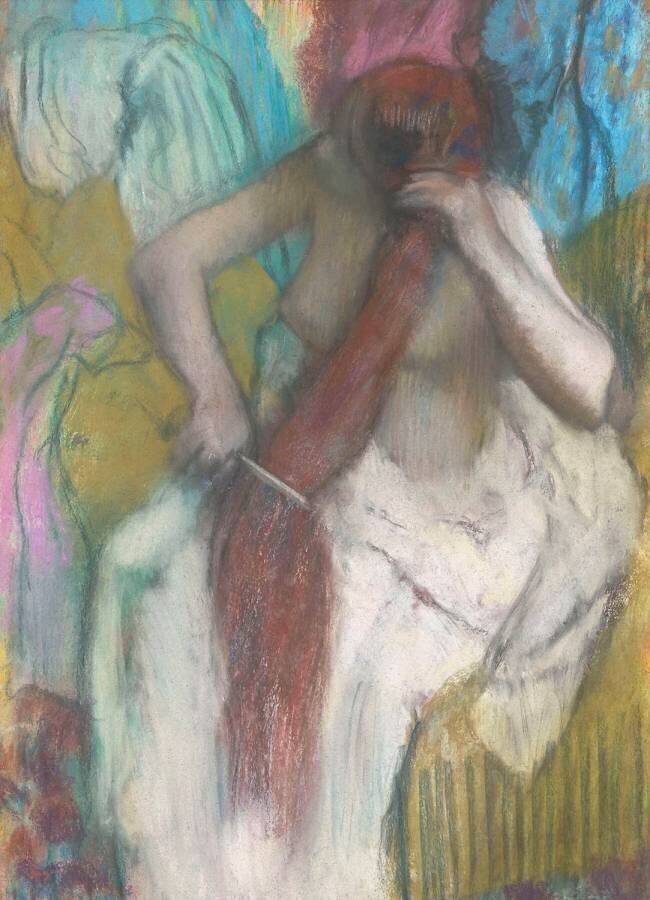 Femme se peignant ou La chevelure Edgar Degas