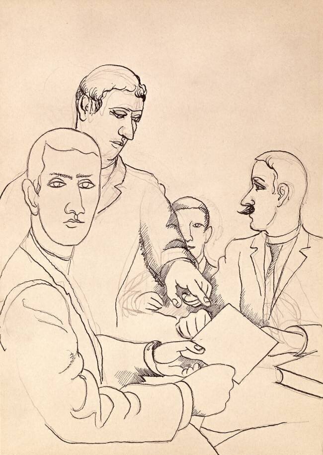Friends Roger de La Fresnaye