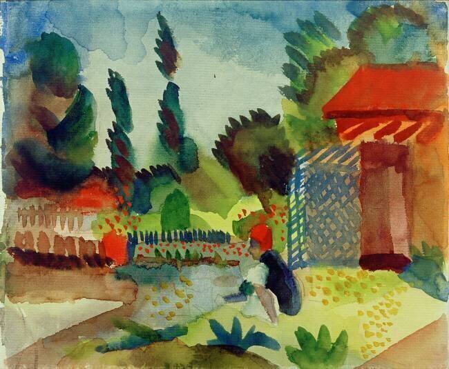 Gartenhäuschen August Macke