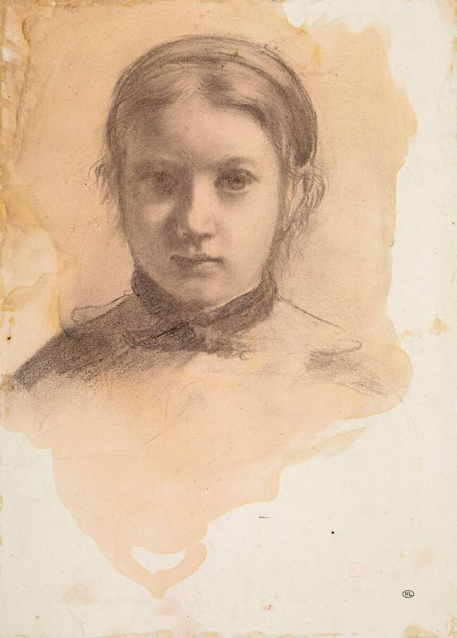Giovanna Bellelli, étude pour La famille Bellelli Edgar Degas