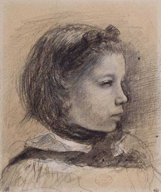 Giulia Bellelli, étude pour La famille Bellelli Edgar Degas