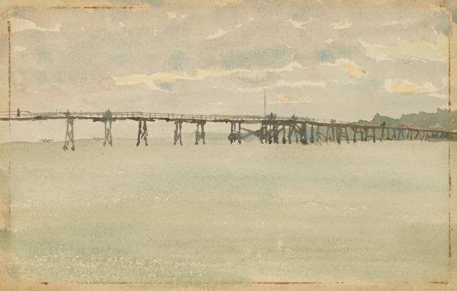 Grey and Silver–Pier, Southend James Abbott McNeill Whistler