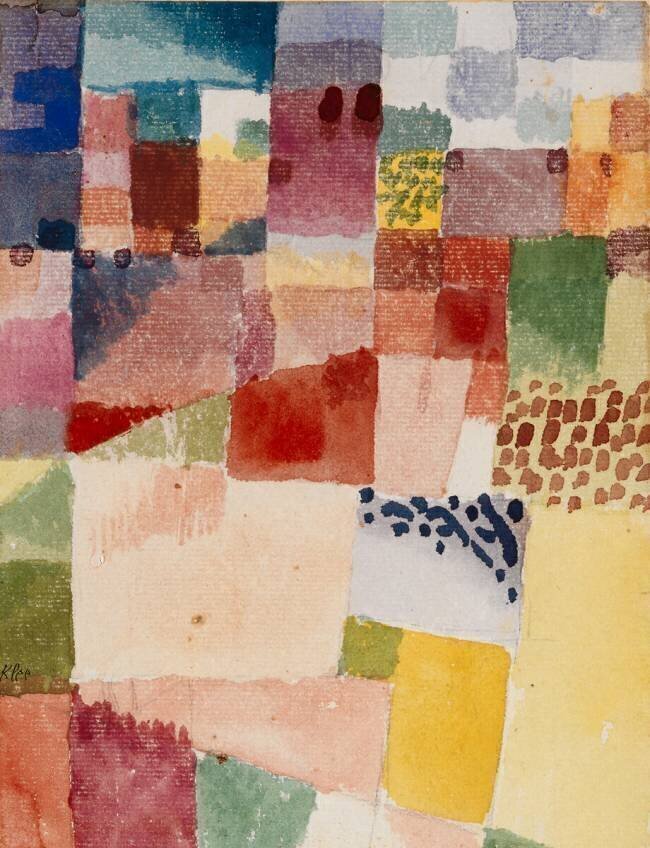 Hammamet pattern Paul Klee