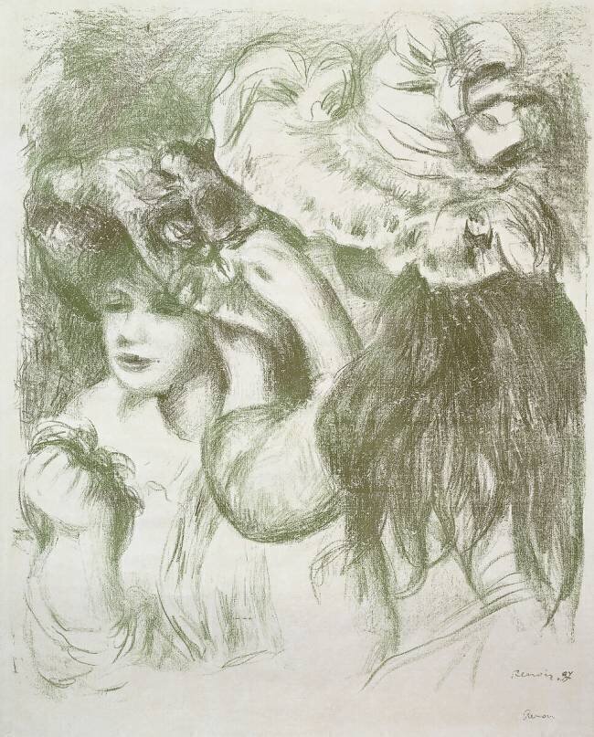 Hat Pin Auguste Renoir