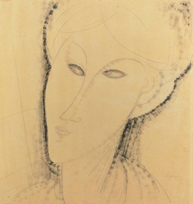 Head of a Woman Amedeo Modigliani