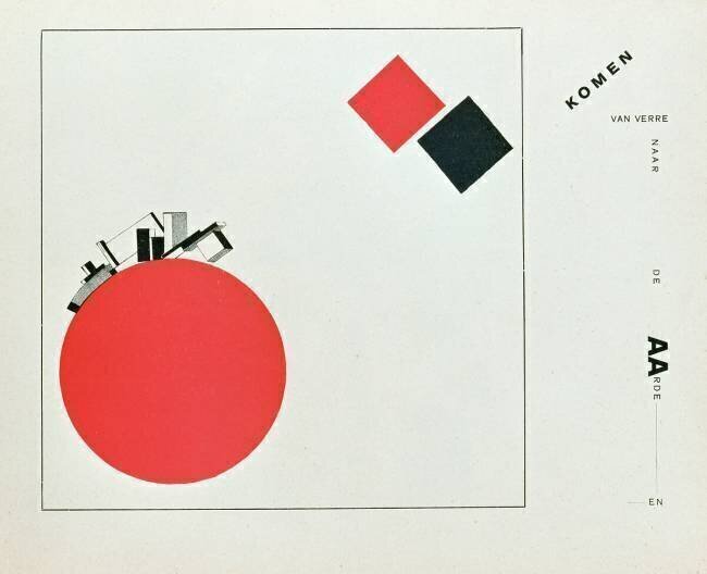 Illustration to 'The Story of Two Squares' Eliezer Lissitzky