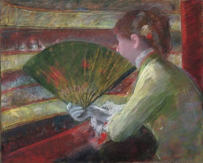 In the Loge Mary Cassatt