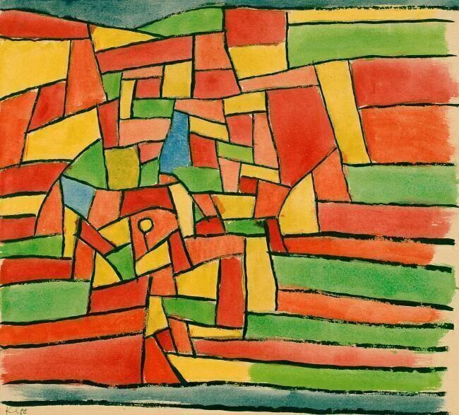 Jardin au bord du ruisseau Paul Klee
