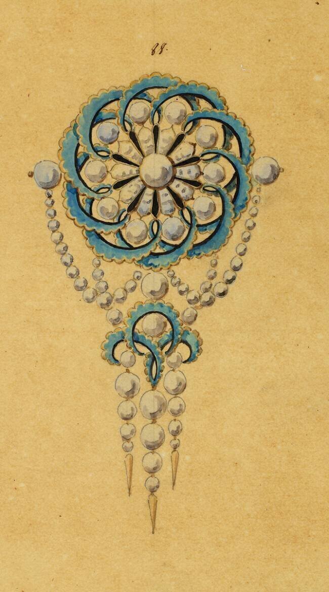 Jewellery brooch Léon Rouvenat